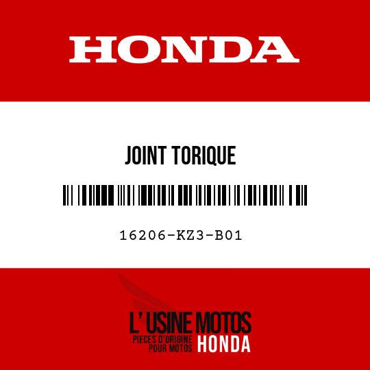 image de 16206-KZ3-B01 JOINT TORIQUE