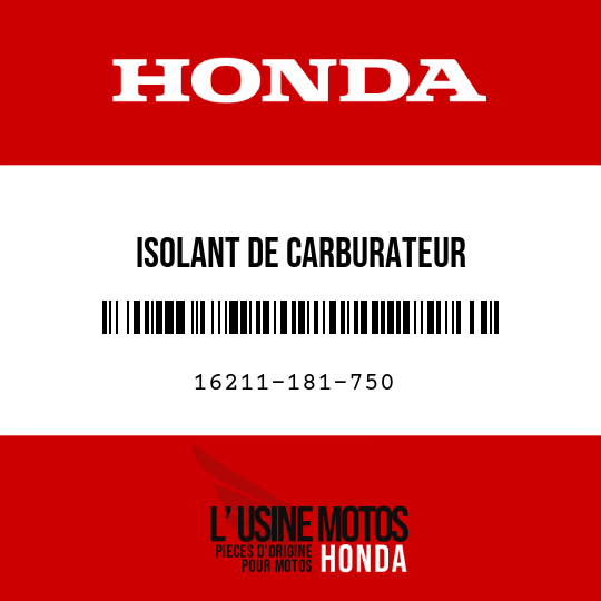 image de 16211-181-750 ISOLANT DE CARBURATEUR