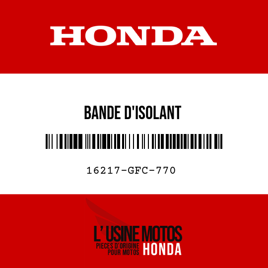 image de 16217-GFC-770 BANDE D'ISOLANT
