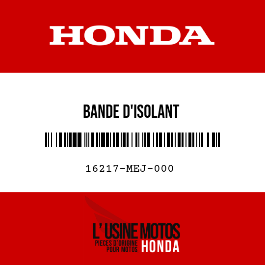 image de 16217-MEJ-000 BANDE D'ISOLANT