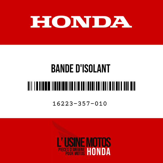 image de 16223-357-010 BANDE D'ISOLANT