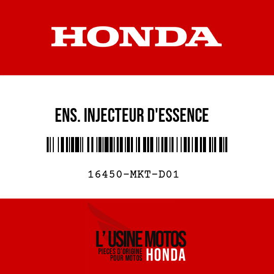 image de 16450-MKT-D01 ENS. INJECTEUR D'ESSENCE