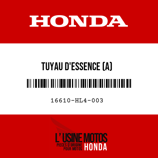 image de 16610-HL4-003 TUYAU D'ESSENCE (A)