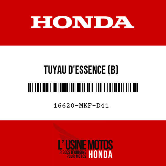 image de 16620-MKF-D41 TUYAU D'ESSENCE (B)