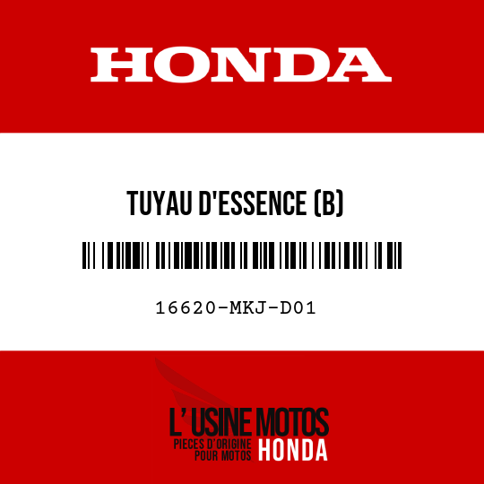 image de 16620-MKJ-D01 TUYAU D'ESSENCE (B)