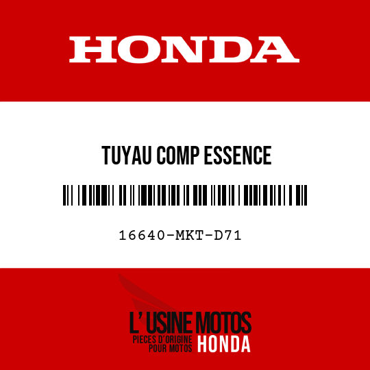 image de 16640-MKT-D71 TUYAU COMP ESSENCE