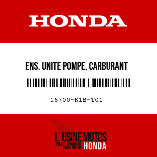 image de 16700-K1B-T01 ENS. UNITE POMPE, CARBURANT