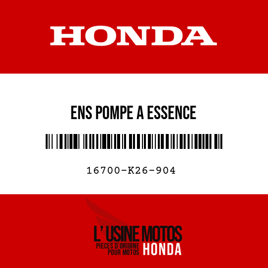 image de 16700-K26-904 ENS POMPE A ESSENCE