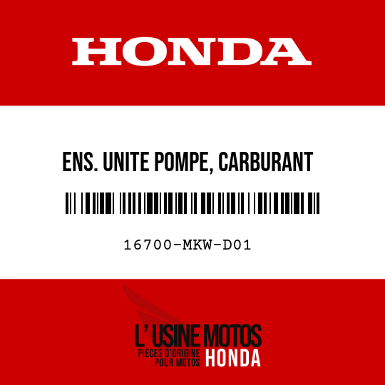 image de 16700-MKW-D01 ENS. UNITE POMPE, CARBURANT