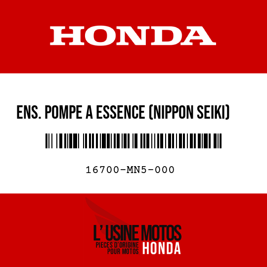 image de 16700-MN5-000 ENS. POMPE A ESSENCE (NIPPON SEIKI)