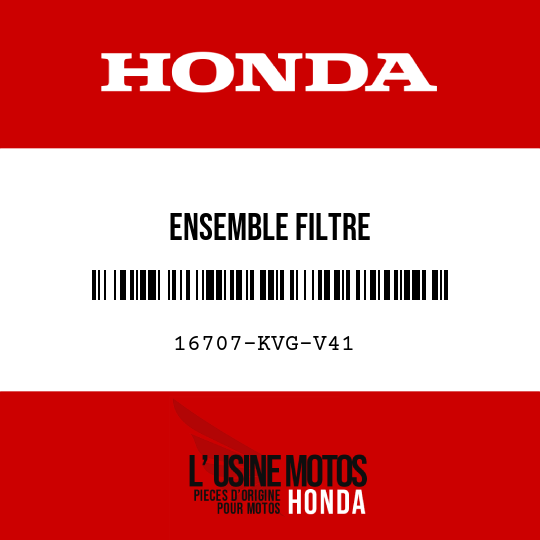 image de 16707-KVG-V41 ENSEMBLE FILTRE