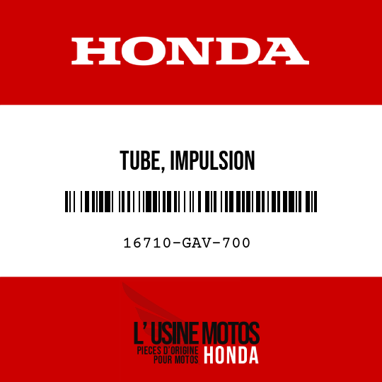 image de 16710-GAV-700 TUBE, IMPULSION