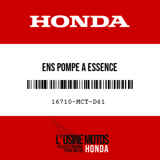 image de 16710-MCT-D61 ENS POMPE A ESSENCE