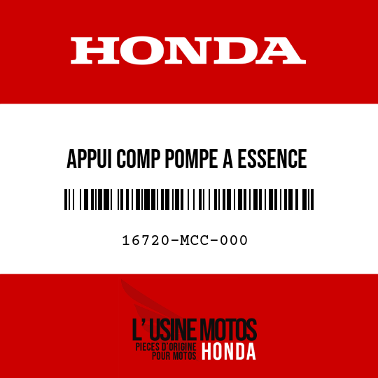 image de 16720-MCC-000 APPUI COMP POMPE A ESSENCE