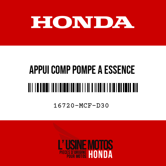 image de 16720-MCF-D30 APPUI COMP POMPE A ESSENCE