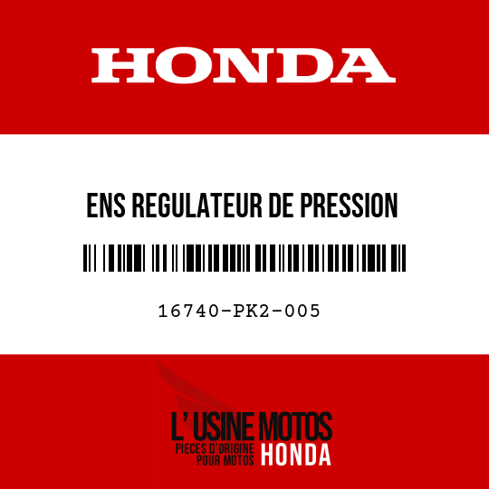 image de 16740-PK2-005 ENS REGULATEUR DE PRESSION