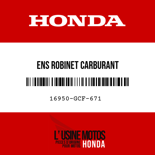 image de 16950-GCF-671 ENS ROBINET CARBURANT
