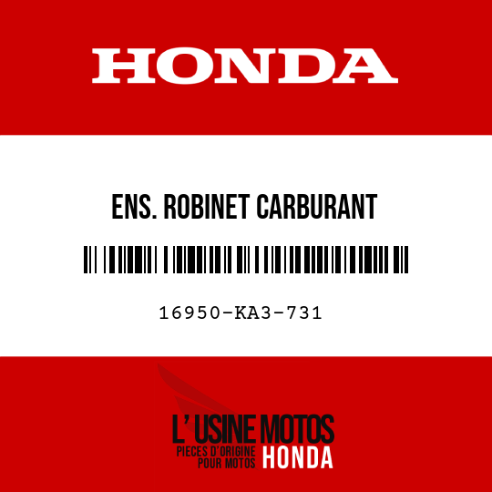 image de 16950-KA3-731 ENS. ROBINET CARBURANT