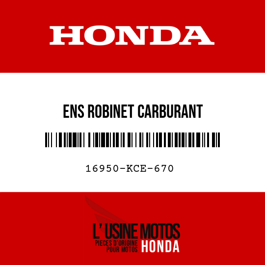 image de 16950-KCE-670 ENS ROBINET CARBURANT