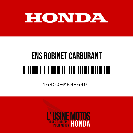 image de 16950-MBB-640 ENS ROBINET CARBURANT