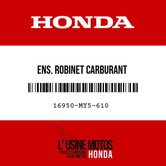 image de 16950-MY5-610 ENS. ROBINET CARBURANT