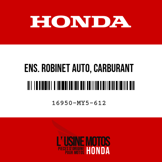 image de 16950-MY5-612 ENS. ROBINET AUTO, CARBURANT