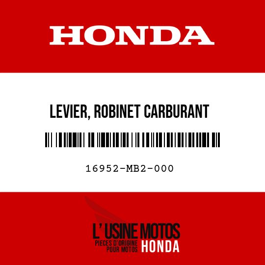 image de 16952-MB2-000 LEVIER, ROBINET CARBURANT