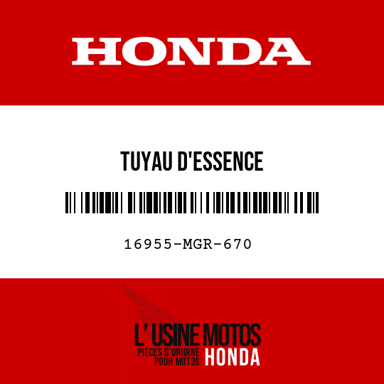 image de 16955-MGR-670 TUYAU D'ESSENCE