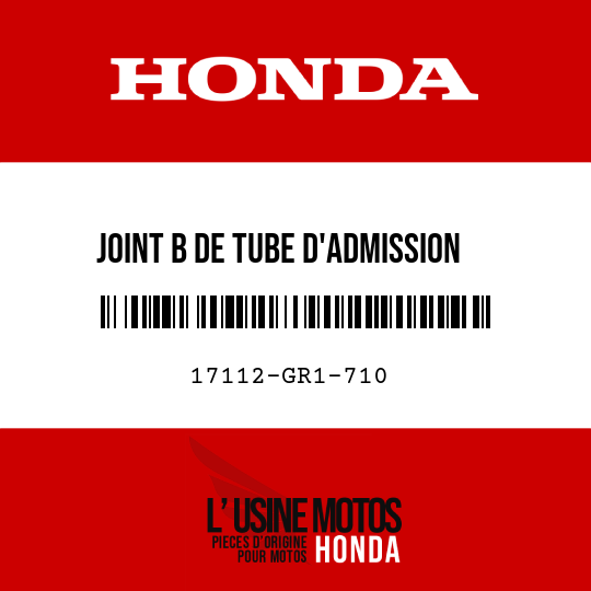 image de 17112-GR1-710 JOINT B DE TUBE D'ADMISSION