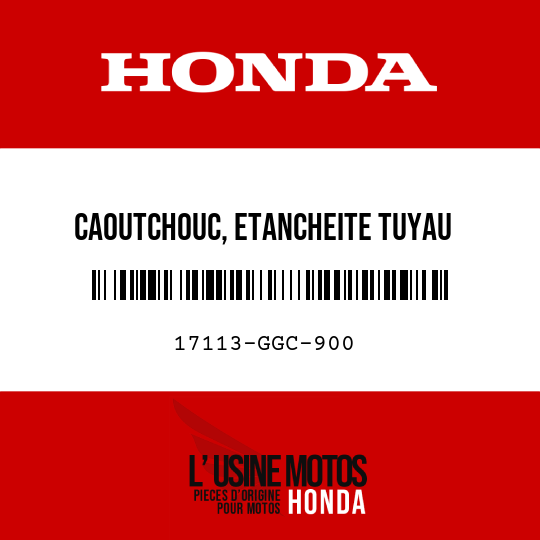 image de 17113-GGC-900 CAOUTCHOUC, ETANCHEITE TUYAU  D'ADMISSION