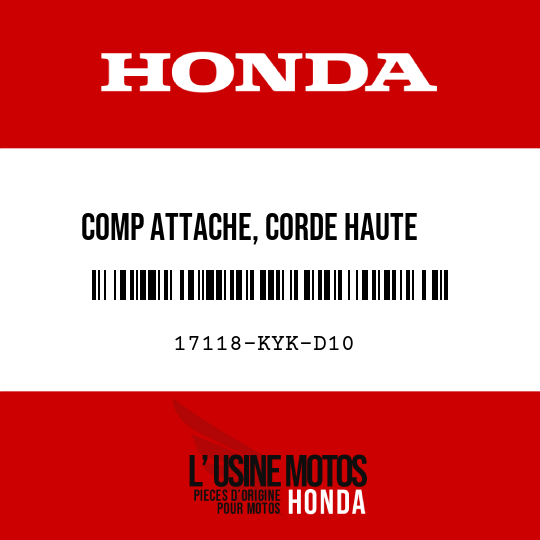 image de 17118-KYK-D10 COMP ATTACHE, CORDE HAUTE    TENSION
