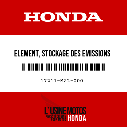 image de 17211-MZ2-000 ELEMENT, STOCKAGE DES EMISSIONS EVAPORATOIRE