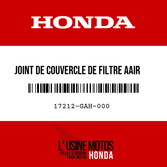 image de 17212-GAH-000 JOINT DE COUVERCLE DE FILTRE AAIR