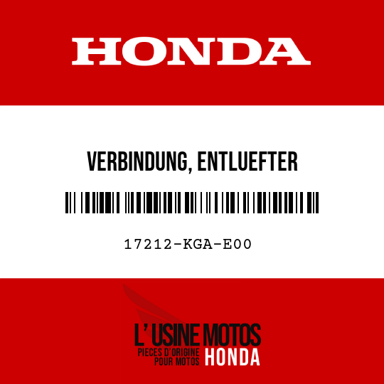 image de 17212-KGA-E00 VERBINDUNG, ENTLUEFTER