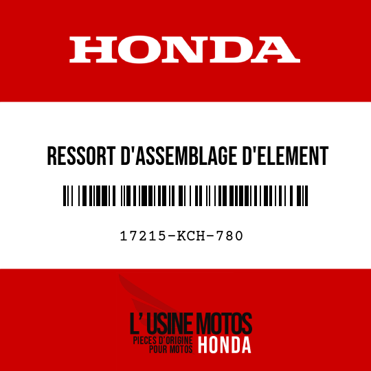 image de 17215-KCH-780 RESSORT D'ASSEMBLAGE D'ELEMENT