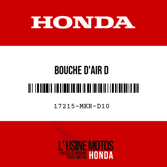 image de 17215-MKR-D10 BOUCHE D'AIR D