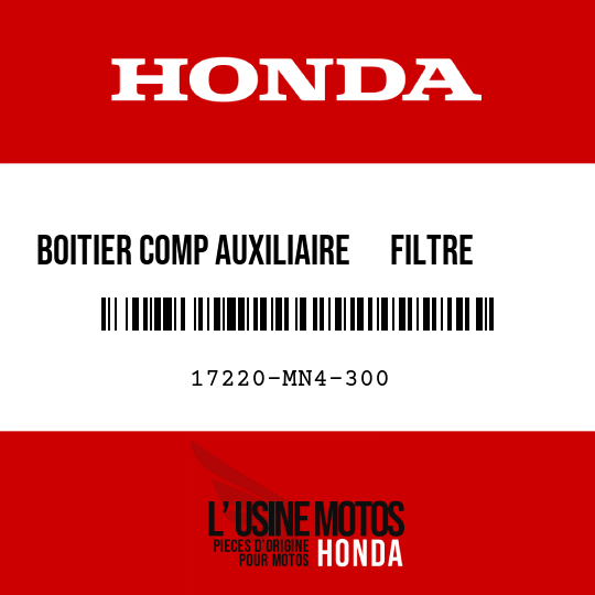 image de 17220-MN4-300 BOITIER COMP AUXILIAIRE      FILTRE A AIR