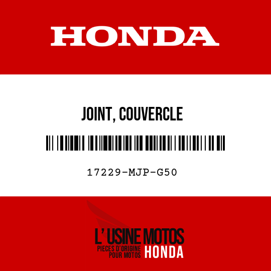 image de 17229-MJP-G50 JOINT, COUVERCLE