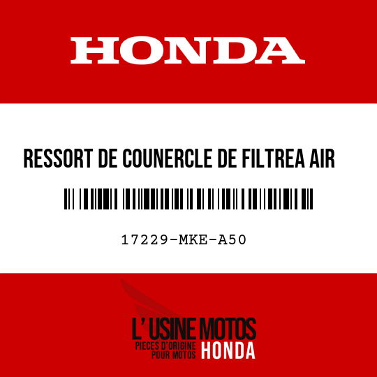 image de 17229-MKE-A50 RESSORT DE COUNERCLE DE FILTREA AIR