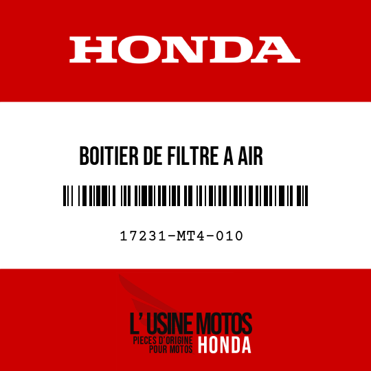 image de 17231-MT4-010 BOITIER DE FILTRE A AIR