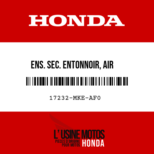 image de 17232-MKE-AF0 ENS. SEC. ENTONNOIR, AIR