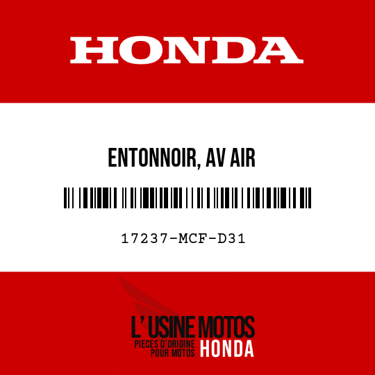 image de 17237-MCF-D31 ENTONNOIR, AV AIR