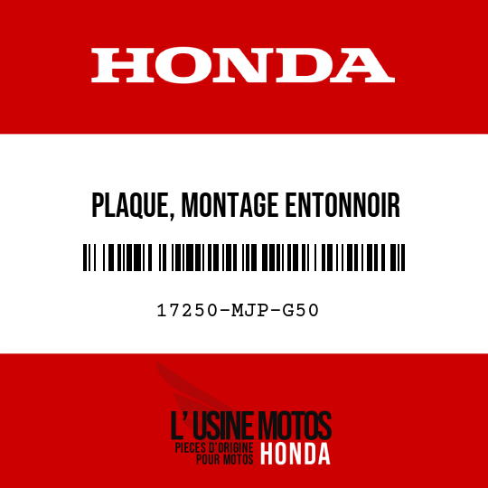 image de 17250-MJP-G50 PLAQUE, MONTAGE ENTONNOIR