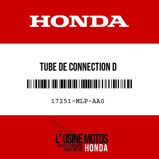 image de 17251-MLP-AA0 TUBE DE CONNECTION D