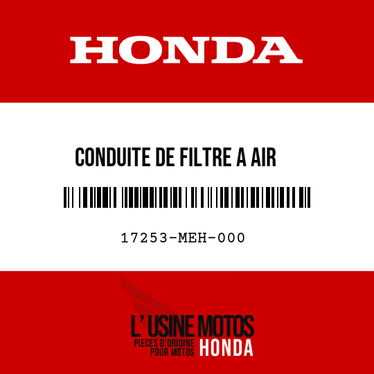 image de 17253-MEH-000 CONDUITE DE FILTRE A AIR