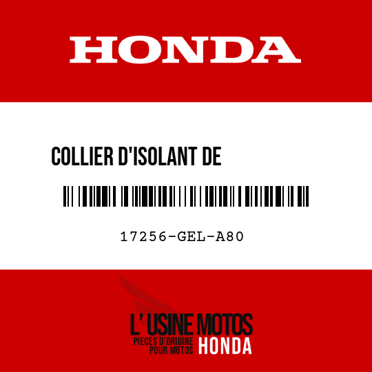 image de 17256-GEL-A80 COLLIER D'ISOLANT DE          CARBURATEUR