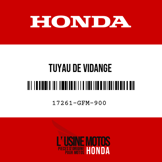 image de 17261-GFM-900 TUYAU DE VIDANGE