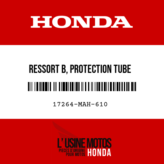 image de 17264-MAH-610 RESSORT B, PROTECTION TUBE