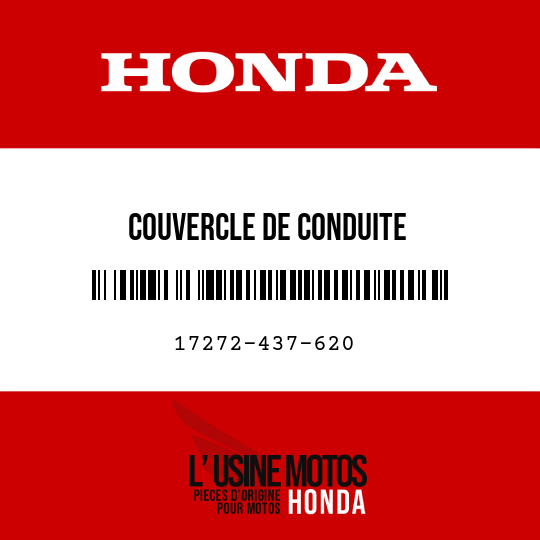 image de 17272-437-620 COUVERCLE DE CONDUITE