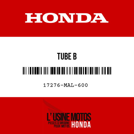 image de 17276-MAL-600 TUBE B